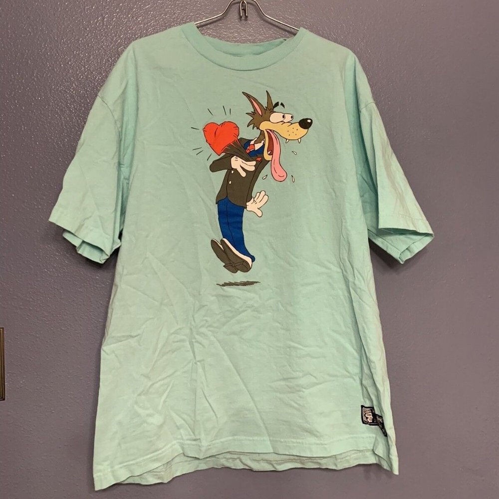 Hustle Gang Cartoon Wolf Tee